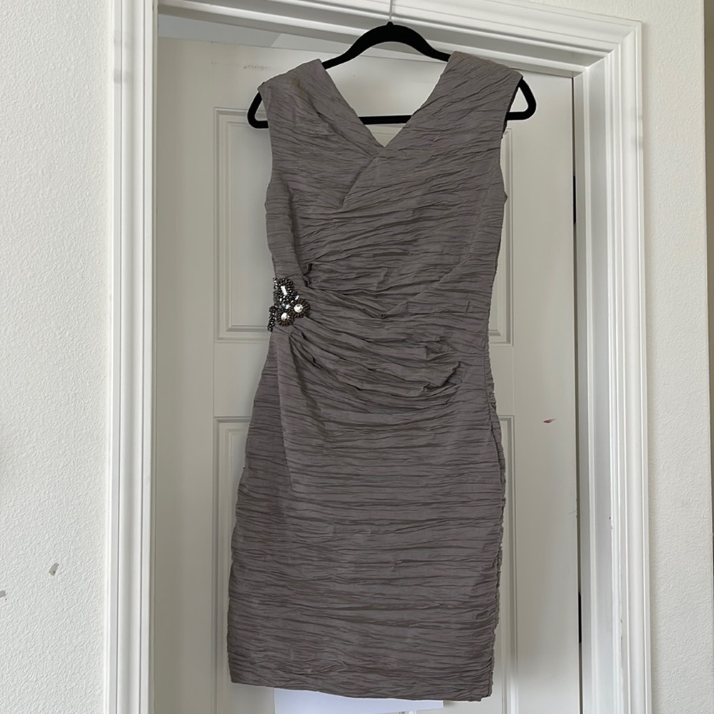 Calvin Klein ruched fitted dress (6)